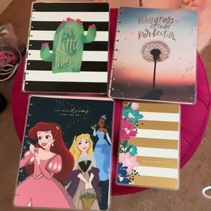 The Happy Planner laminated covers and disks